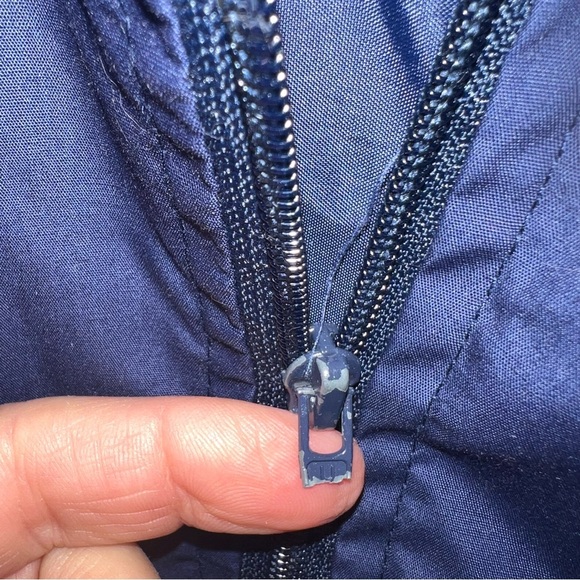 Vintage Jacket with Old Course St. Andrew’s Golf Course Logo Men’s Blue Large - Picture 2 of 9